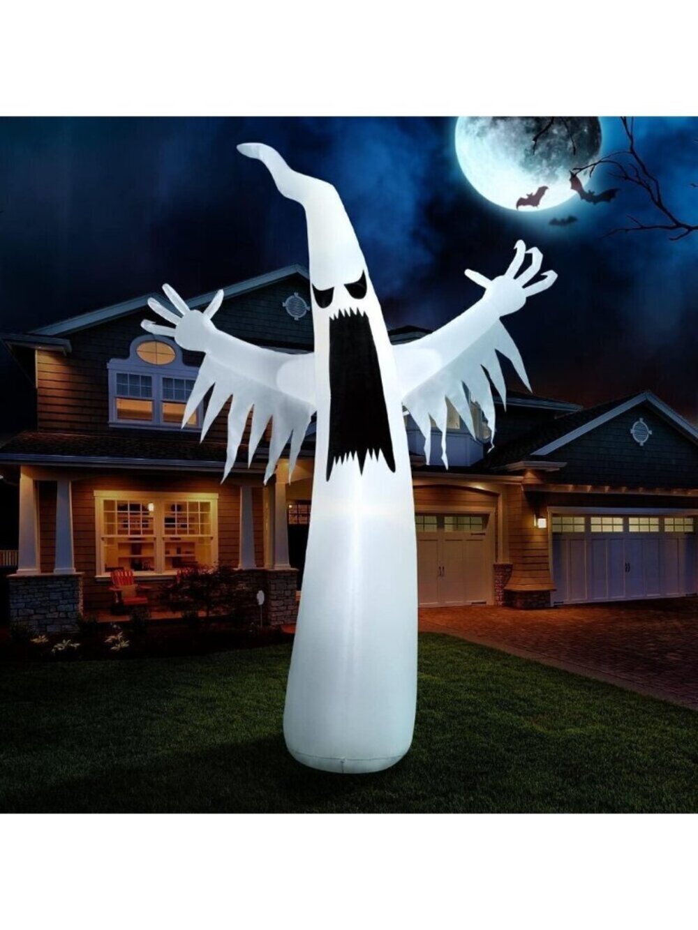 Joiedomi 12 FT Halloween Inflatables Outdoor Decorations with LEDs for Outside